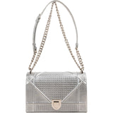 Christian Dior Metallic Patent Leather Diorama Flap Crossbody Bag