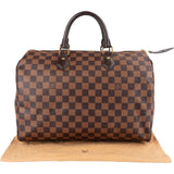 Louis Vuitton Monogram Damier Ebene Speedy 35 Handbag