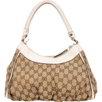 Gucci Monogram GG Abbey Handbag - vintageandkickz
