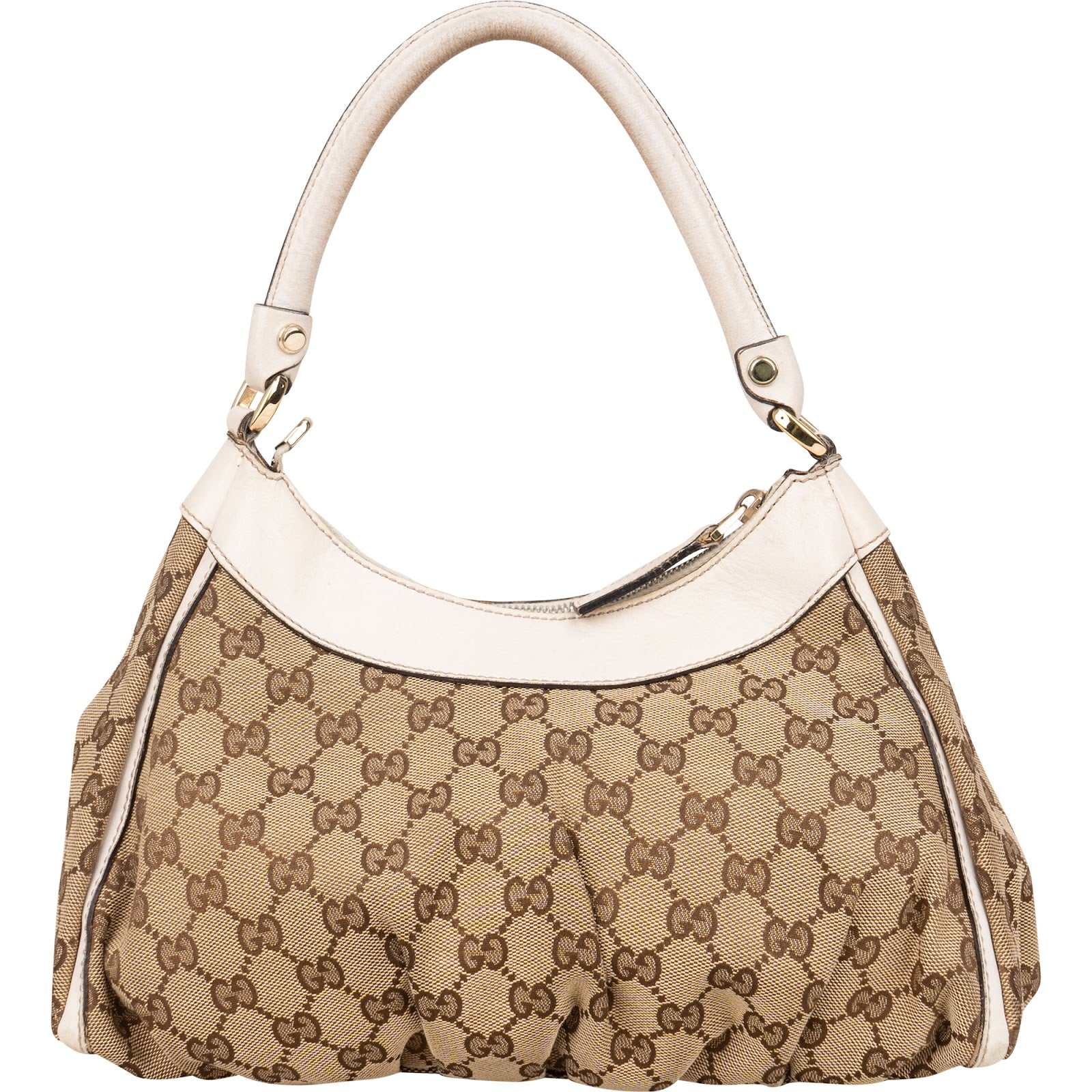 Gucci Monogram GG Abbey Handbag - vintageandkickz