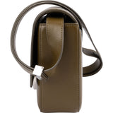 Givenchy Olive Green Calfskin Box Leather 4G Medium Crossbody Bag