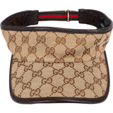 Gucci Monogram GG Canvas Tennis Sun Visor Cap