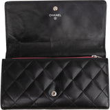 Chanel Quilted Lambskin CC Cambon Ligne Wallet