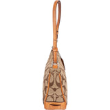Coach Monogram Signature Canvas Demi Handbag