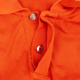 Hermès Orange Cotton Side Patches Sellier Polo T-Shirt (M)