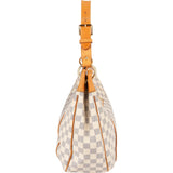 Louis Vuitton Monogram Damier Azur Galliera PM Shoulder Bag - vintageandkickz