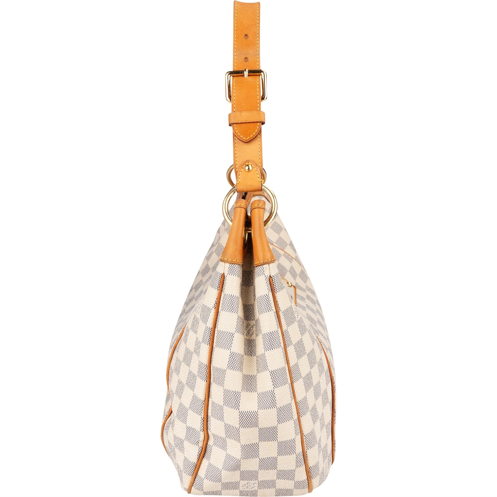 Louis Vuitton Monogram Damier Azur Galliera PM Shoulder Bag - vintageandkickz