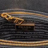 Prada Black Saffiano Leather Small Promenade Handbag