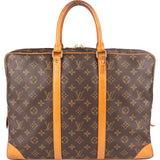 Louis Vuitton Canvas Monogram Porte Documents Business Handbag - vintageandkickz