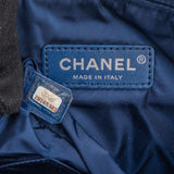 Chanel Monogram Stitching Nylon Mark Clutch