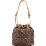Louis Vuitton Monogram Canvas Sac Noé Petit Shoulder Bag