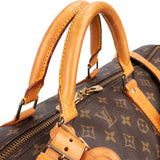 Louis Vuitton Monogram Canvas Keepall 60 Bandoulière Travel Bag