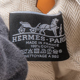 Hermès Blue Canvas Bride-a-Brac Case Toiletry Bag