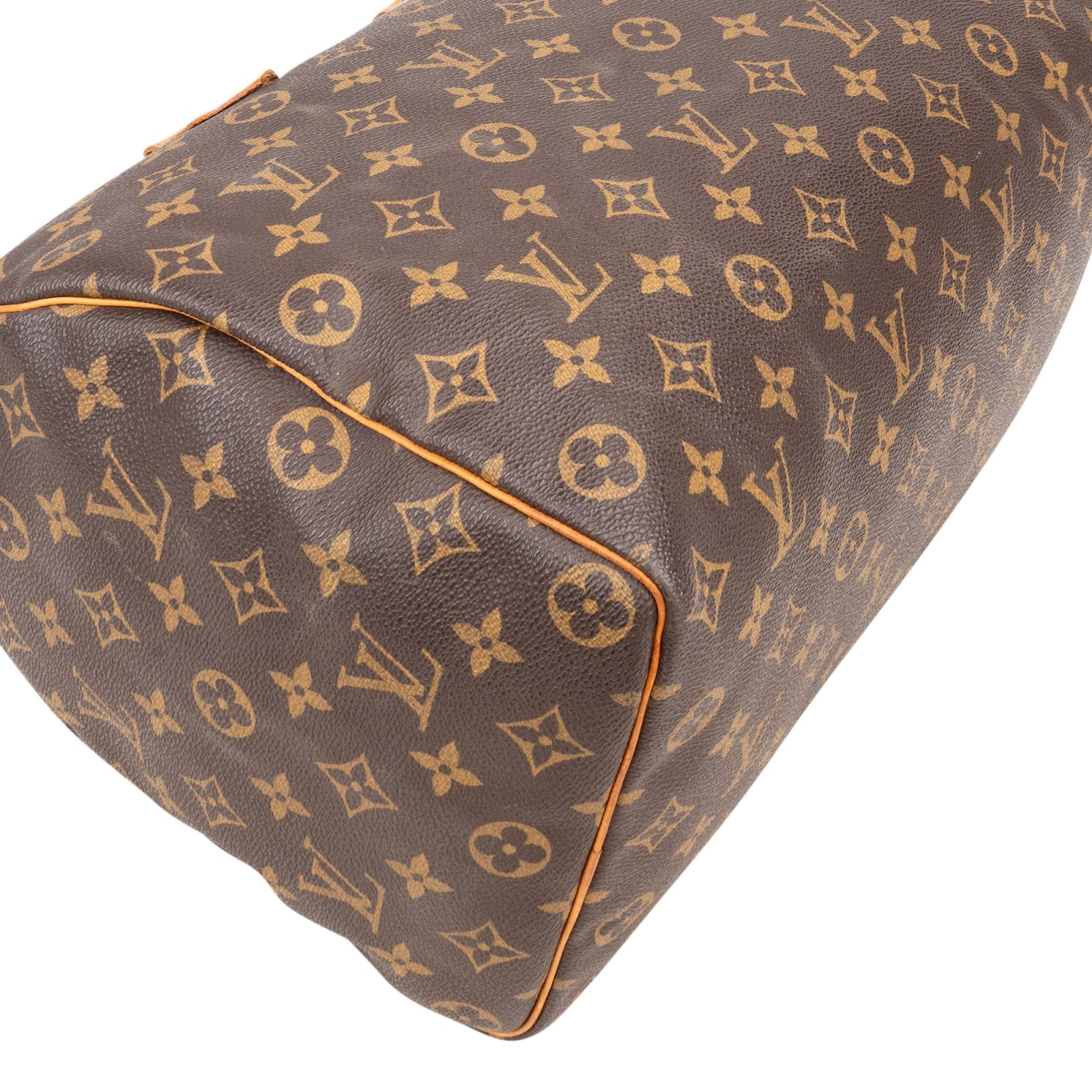 Louis Vuitton Monogram Canvas Speedy 35 Handbag - vintageandkickz