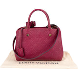 Louis Vuitton Leather Monogram Empreinte Montaigne BB Handbag