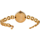 Gucci Gold Tone Change Bezel 1100L Bangle Woman Watch
