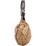 Gucci Monogram GG Canvas Pelham Studded Hobo Handbag