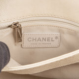 Chanel Quilted Caviar Leather Small Boxy Single Flap Crossbody Bag