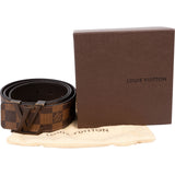 Louis Vuitton Monogram Damier Ebene Canvas LV Initiales Belt (85 / 34) M9807