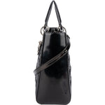 Christian Dior Quilted Patent Leather Lady Dior Handbag - vintageandkickz