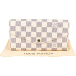 Louis Vuitton Monogram Damier Azur Sarah Wallet - vintageandkickz