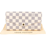 Louis Vuitton Monogram Damier Azur Sarah Wallet - vintageandkickz