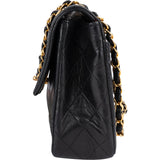 Chanel Quilted Lambskin 24K Gold Single Flap Crossbody Bag