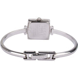 Gucci Silver Tone Square 1900L Bangle Woman Watch
