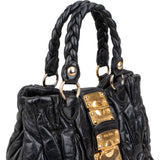 Miu Miu Quilted Leather Small City Handbag
