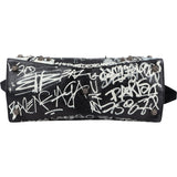 Balenciaga Graffiti Print Leather Neo Cagole City Handbag