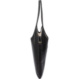 Miu Miu Smooth Leather Stitched Emblem Tote Shoulder Bag