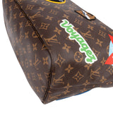 Louis Vuitton Monogram Canvas Illustre LV World Neverfull MM Shoulder Bag