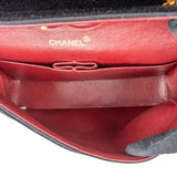Chanel Quilted Jersey Medium 24K Gold Double Flap Crossbody Bag