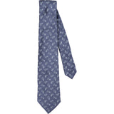 Celine Mistletoe Motif Pattern Silk Tie Krawatte
