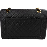 Chanel Quilted Lambskin 24K Gold Single Flap Shoulder Bag