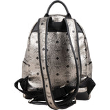 MCM Visetos Monogram Metallic Stark Studded 2 in 1 Small Backpack