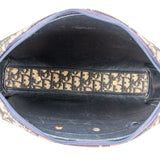 Christian Dior Trotter Monogram Canvas Vintage Emblem Boston Shoulder Bag