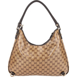 Gucci Monogram Crystal GG Abbey D-Ring Hobo Shoulder Bag