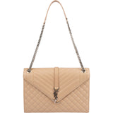 Yves Saint Laurent Grain De Poudre Matelassé Large Envelope Crossbody Bag