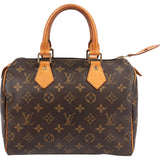 Louis Vuitton Monogram Canvas Speedy 25 Handbag
