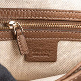 Gucci Floral Canvas Bamboo Handle Handbag