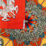 Hermès Carrousel Silk Carre 90 Scarf Tuch