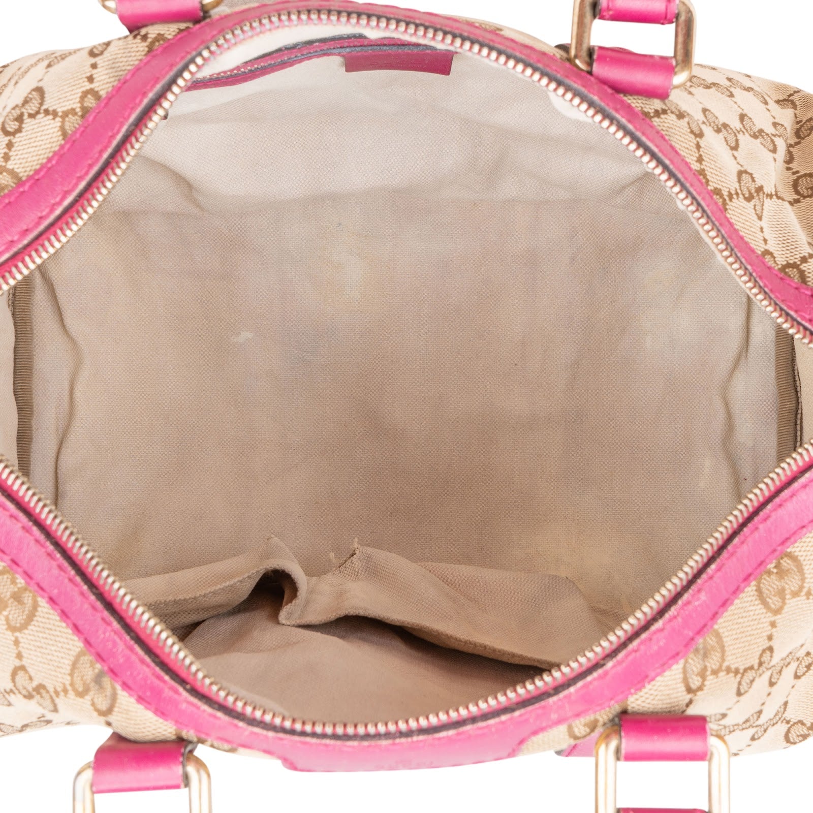 Gucci Monogram GG Boston Handbag - vintageandkickz