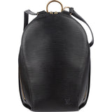 Louis Vuitton Noir Epi Leather Mabillon Backpack
