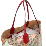 Gucci Monogram GG Supreme Canvas Floral Tian Tote Shoulder Bag