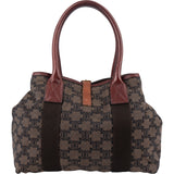 Céline Macadam Canvas Buckle Tote Handbag