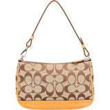 Coach Signature Monogram Pochette Handbag