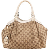 Gucci Monogram GG Canvas Sukey Hobo Handbag