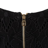 Louis Vuitton Black Lace Monogram T-Shirt Dress (FR40 / DE38)