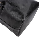 Louis Vuitton Noir Epi Leather Sac Noé Petit Shoulder Bag